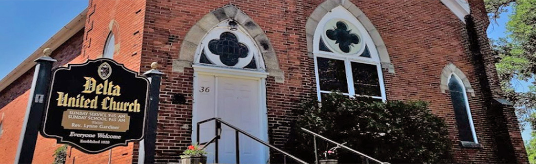 Delta United Church - Front Entrance